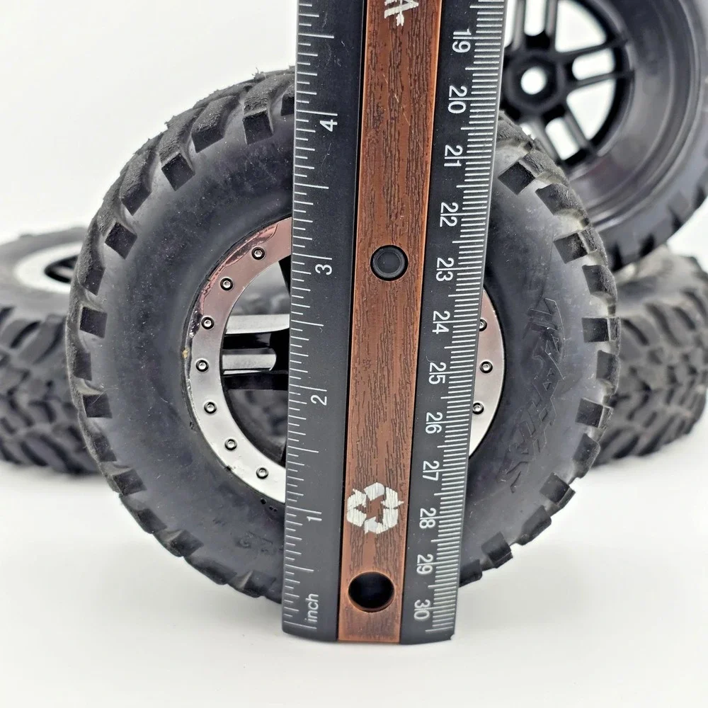 4x Traxxas Slash 4x4 Spec 1/10 Short Course Truck Tires on 12mm Hex Wheels